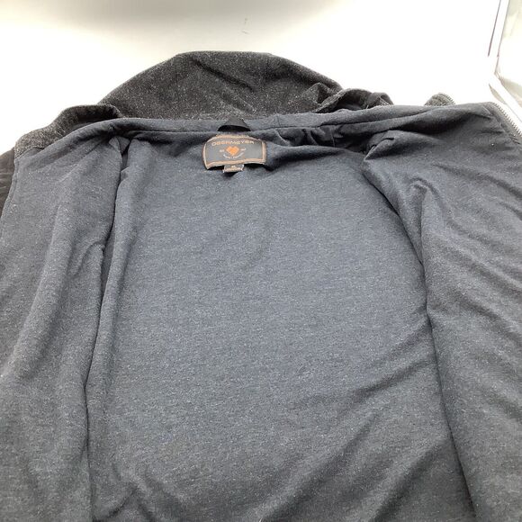 Obermeyer Mens Long Sleeve Full Zip Wool Blend Hoodie Jacket Orange Size XL - Picture 9 of 13